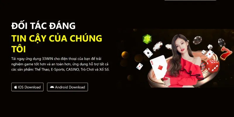 Tải app qua đường link trên website chính thức